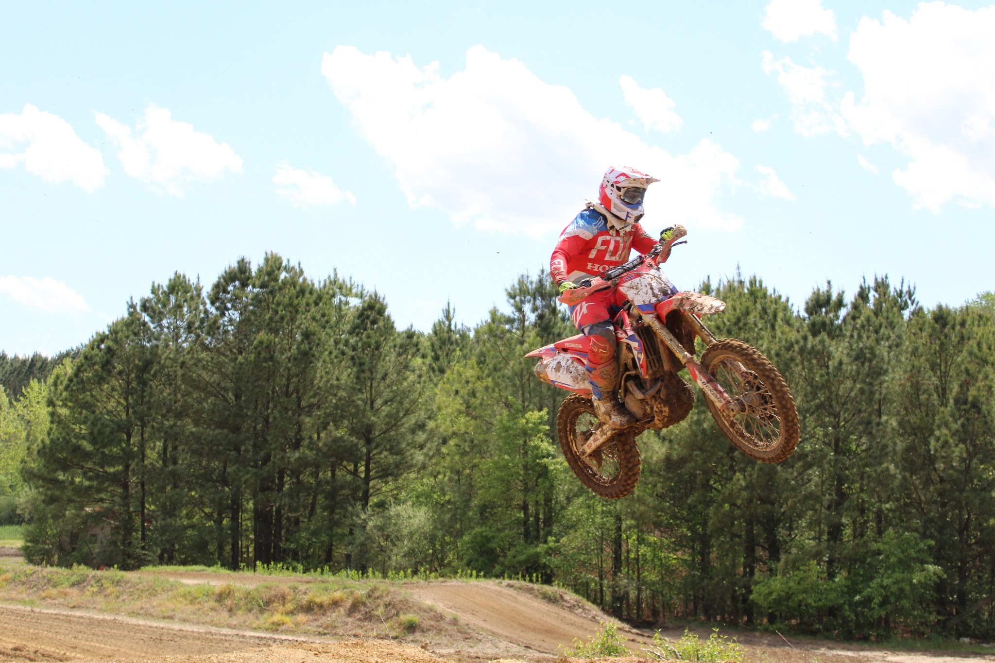 Rider catching big air at The Landing